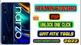 ↪️ Realme Narzo 20 Pro | RMX2161 | Pattern Unlock Umt | Frp Bypass Only 1 Click By UMT MTK TOOL|2022