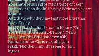 Eminem -TONE DEAF (LYRICS)
