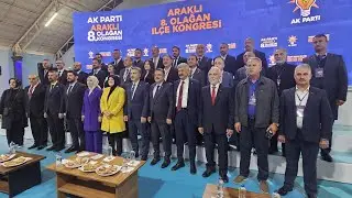 Araklı AK parti 8 olağan kongresi yapıldı