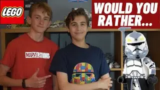 LEGO Phase 2 Clones, New Play-Scale Gunship? Would You Rather- LEGO Edition (Ft. Red Brix)