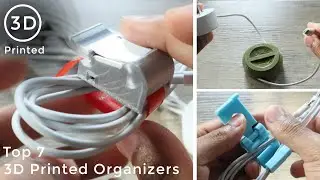 7 Useful 3D Prints | Cable and Wire Management Organizers