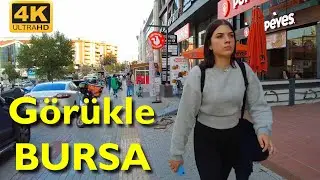Bursa Görükle Walking Tour 4K UHD 50fps | One of the Best Student Cities