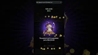 Hamster kombat #комбо карты на 08.06 на 5 лимонов #ton #notcoin #Хомяк комбо #moment