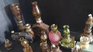 DOND 12 vintage glass oil lamps for sale as bulk buy..may best bid win $10 shipping