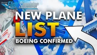 New Aircraft List - Flight Simulator 2020