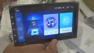 Магнитола 2 din Андроид, почти сигнализация, парктроник из Китая.