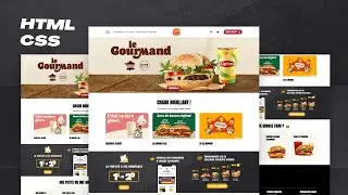Comment Cloner le Site Web de BURGER KING en HTML & CSS