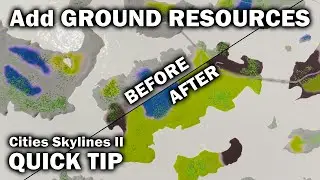 Add FERTILE LAND, OIL and ORE to your Save! | Cities Skylines 2 Quick Tip