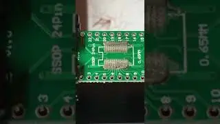 SSOP 0.65mm pin spacing reflow folder