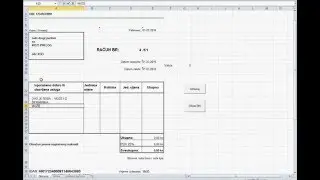 Invoice or proforma invoice in MS Excel
