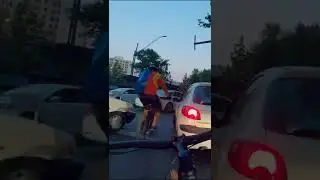 typical riding in Tehran-Iran streets #shorts #tehran #mtb