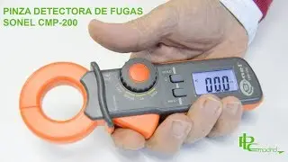 Como utilizar la pinza detectora de fugas Sonel CMP-200