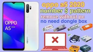 Oppo a5 2020/ a9 2020 pattern lock 🔐 number 🔒 frp bypass remove with pc / without any tool💻😊😊