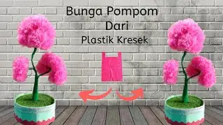 DIY Cara Membuat Bunga Pom Pom dari Plastik Kresek