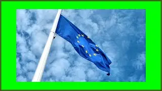 EUROPEAN UNION - EU Flag animated motion - green screen effects - chroma key - animations - Effects