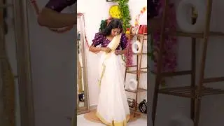 Setting saree at rs299 from Amazon 🙄🥲 #shortsvideo #onamfashion #indianattire #onam #indianclothe