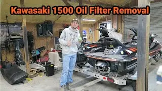 Kawasaki 1500 Jetski Service (Tricky Oil Filter)