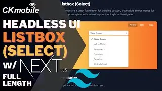 How to create Listbox(Select) with headless UI (with Nextjs / React Recoil )