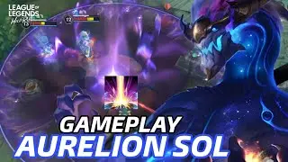 EL NUEVO AURELION SOL DESTROZA LA GRIETA EN WILD RIFT 💀 FULL GAMEPLAY DEL REWORK.