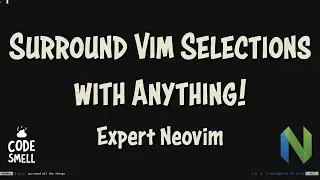 Surround Vim Selections with Anything | Expert Neovim