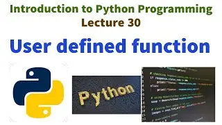 User defined function in Python| Examples and programs| Python programming tutorial VTU syllabus