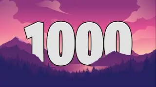 1000 subscribers