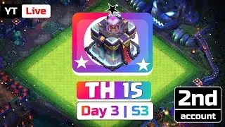 DELL Gaming Laptop G3 - TH15 Farming Strategy - COC Live - Day 3 Season 3