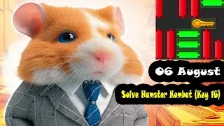 August 06 - Solve Hamster Kombat Key Mini Game Puzzle