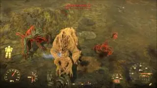 Fallout 4 : A big fight against 2 Deathclaws and 2 Scorpions.