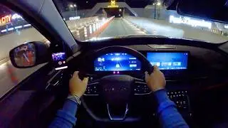 2025 Chery Tiggo 4 Hybrid (1.5l 163 hp DHT) Night POV Drive