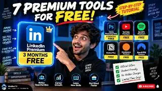 How to Get FREE LinkedIn Premium (3 Months) + Adobe Photoshop & YouTube Premium! 🔥