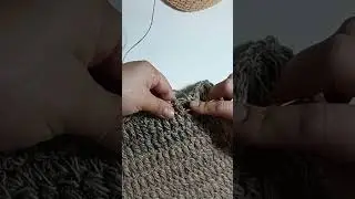 Коврик крючком 🧶 очень интересный узор. #handmade