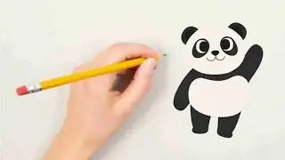 Drawing a Beautiful Panda using Python Only | Python Turtle