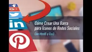 Cómo colocar íconos de redes sociales pegados a la izquierda - Social bar