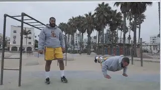 600 : 100 pushups 30 burpees on the wake up, testing out new motion camera !