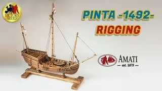 Pinta 1492 from Amati - Part 3 (Standing rigging)