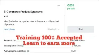 E-Commerce Product Synonyms 0.05$ | English language | Training 100% accepted | Learn to earn more