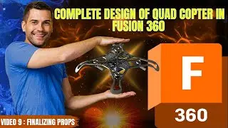 Fusion 360 Project | Designing Complete Drone | Tutorials for beginners