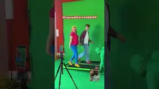 Moonwalk exposed green screen 
