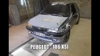 Peugeot 106 xsi, sortie de grange et début de la remise en état