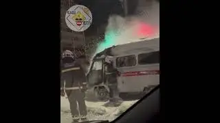 скорая загорелась в стерлитамаке