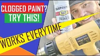 Spray Paint Not Spraying, Spray Paint Nozzle Clogged, Spray Paint Can Won't Spray,