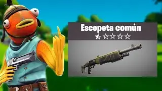 Jugando Fortnite SOLO Con Armas GRISES!!! | Eliexplash