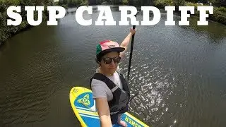 Paddle-boarding from Cardiff Bay to Bute Park