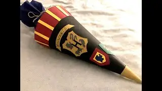 DIY Harry Potter Schultüte / Hogwarts Einschulungstüte