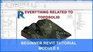 How to Create Toposolids in Revit | Sketch & Import cad option | Module 9