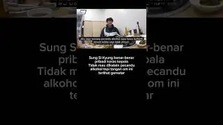 Percaya Sung Si Kyung pecandu alkohol atau tidak? #sungsikyung #성시경
