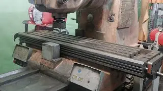 СФ-15. Станок консольно-фрезерный вертикальный. Разборка, чистка мойка, система смазки.