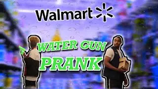 SPRAYING WATER GUN PRANK ‼️