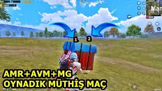 AVM+AMR+MG HER ŞEYİ OYNADIK ! MÜTHİŞ MAÇ SOLO VS SQUAD PUBG MOBİLE